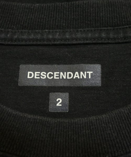 DESCENDANT（ディセンダント）Tシャツ・カットソー 黒 サイズ:2(M位) メンズ/2200693843184