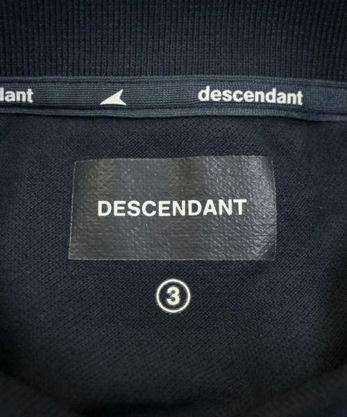 DESCENDANT（ディセンダント）ポロシャツ 紺 サイズ:3(L位) メンズ/2200693843238