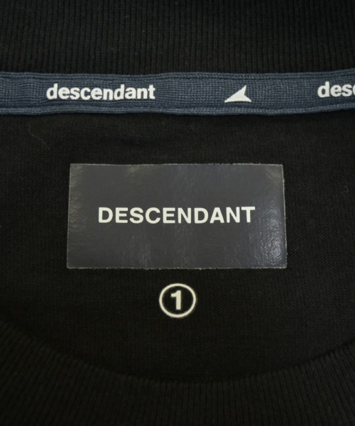 DESCENDANT（ディセンダント）Tシャツ・カットソー 黒 サイズ:1(S位) メンズ/2200693843245