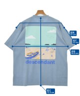 DESCENDANT（ディセンダント）Tシャツ・カットソー 青 サイズ:3(L位) メンズ/2200693843252