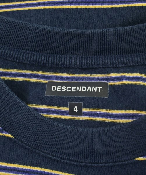 DESCENDANT（ディセンダント）Tシャツ・カットソー 紺 サイズ:4(XL位) メンズ/2200695895013