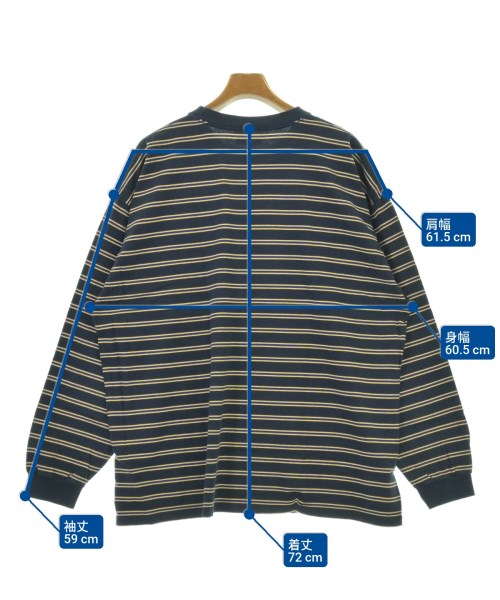 DESCENDANT（ディセンダント）Tシャツ・カットソー 紺 サイズ:4(XL位) メンズ/2200695895013