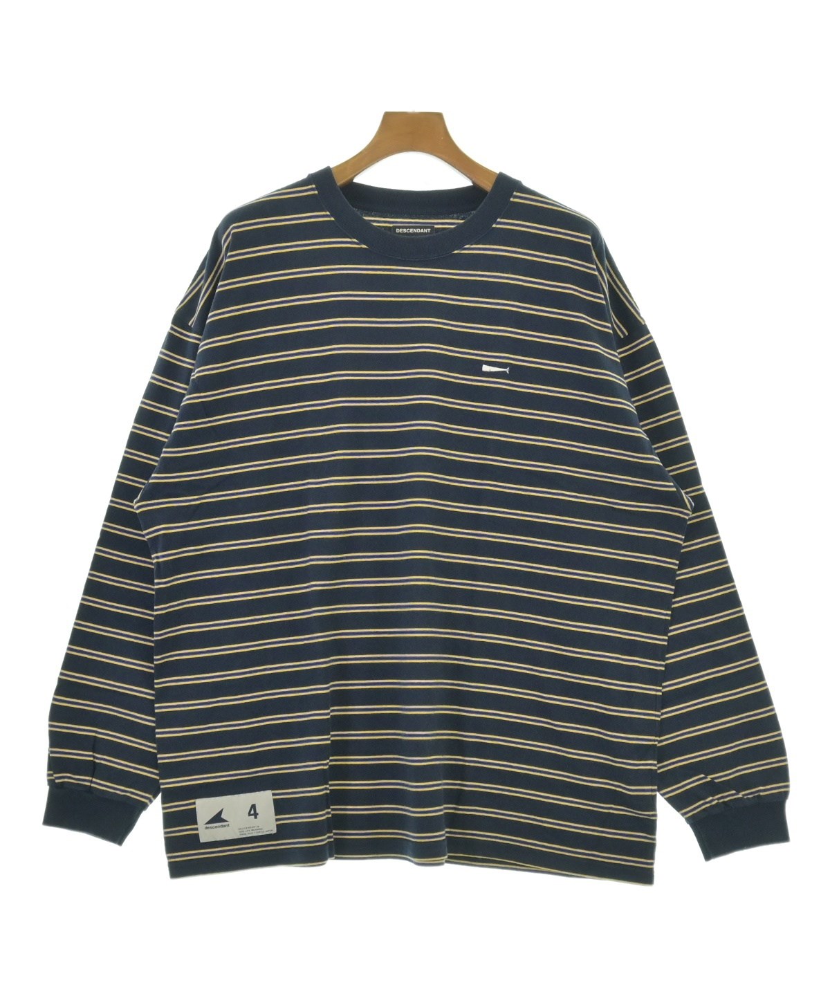 DESCENDANT（ディセンダント）Tシャツ・カットソー 紺 サイズ:4(XL位