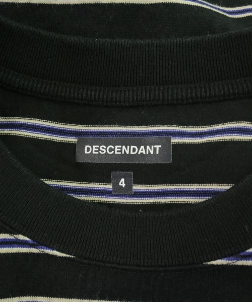 DESCENDANT（ディセンダント）Tシャツ・カットソー 黒 サイズ:4(XL位) メンズ/2200695895020