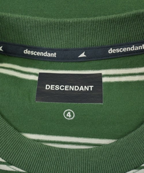 DESCENDANT（ディセンダント）Tシャツ・カットソー 緑 サイズ:4(XL位) メンズ/2200695895037
