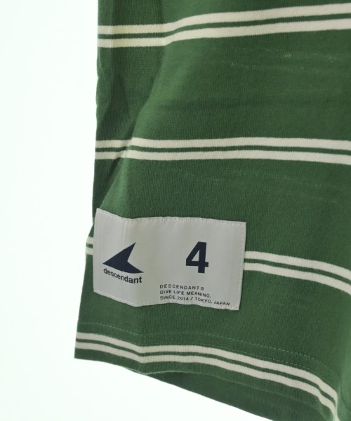 DESCENDANT（ディセンダント）Tシャツ・カットソー 緑 サイズ:4(XL位) メンズ/2200695895037