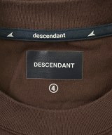 DESCENDANT（ディセンダント）Tシャツ・カットソー 茶 サイズ:4(XL位) メンズ/2200695895051