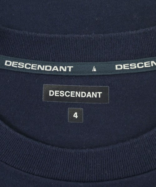 DESCENDANT（ディセンダント）Tシャツ・カットソー 紺 サイズ:4(XL位) メンズ/2200695895082