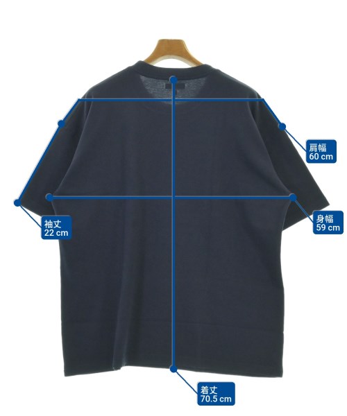 DESCENDANT（ディセンダント）Tシャツ・カットソー 紺 サイズ:4(XL位) メンズ/2200695895082