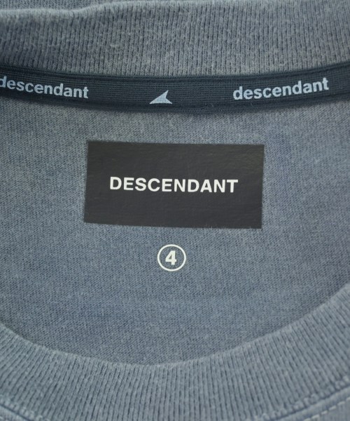 DESCENDANT（ディセンダント）Tシャツ・カットソー グレー サイズ:4(XL位) メンズ/2200695895099