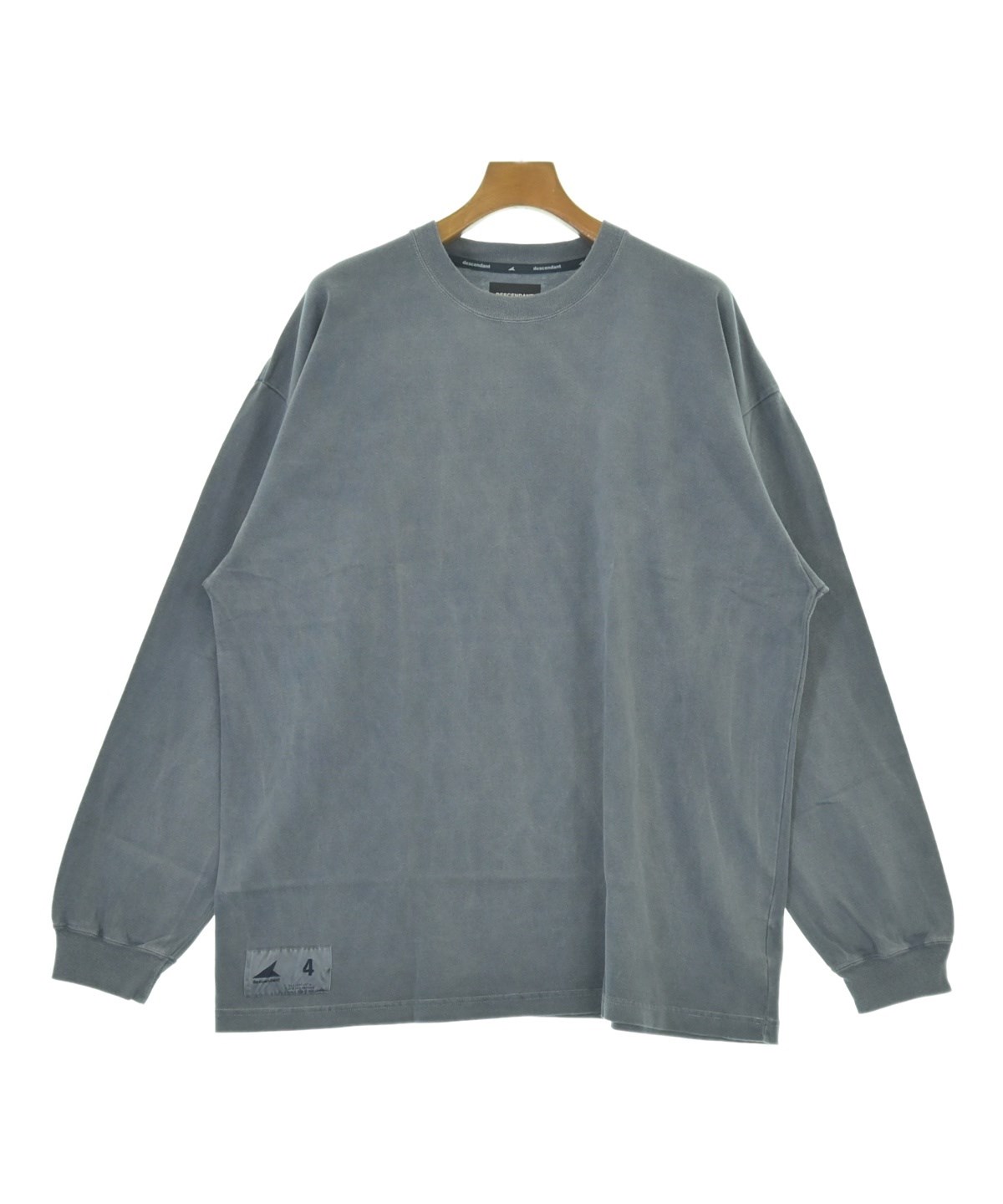 DESCENDANT（ディセンダント）Tシャツ・カットソー グレー サイズ:4(XL