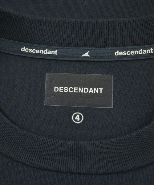 DESCENDANT（ディセンダント）Tシャツ・カットソー 紺 サイズ:4(XL位) メンズ/2200695895105