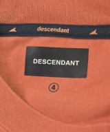 DESCENDANT（ディセンダント）Tシャツ・カットソー オレンジ サイズ:4(XL位) メンズ/2200695895112