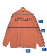 DESCENDANT（ディセンダント）Tシャツ・カットソー オレンジ サイズ:4(XL位) メンズ/2200695895112