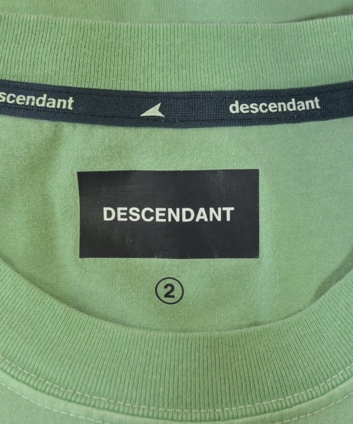 DESCENDANT（ディセンダント）Tシャツ・カットソー 緑 サイズ:2(M位) メンズ/2200696143014