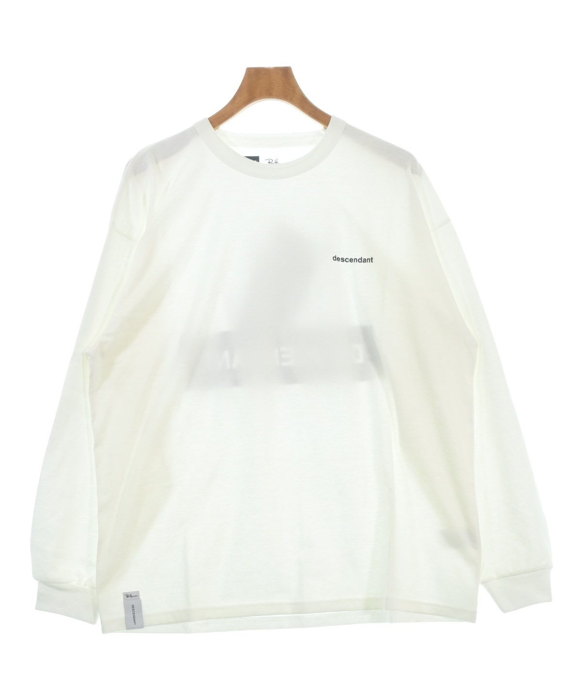 DESCENDANT（ディセンダント）Tシャツ・カットソー 白 サイズ:2(M位