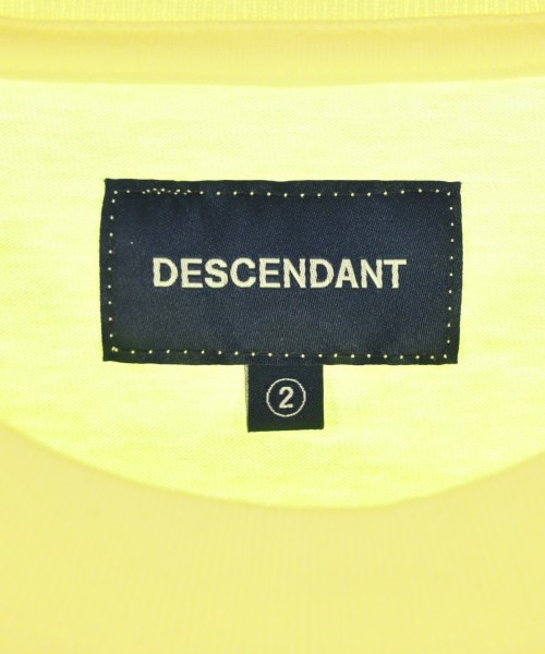 DESCENDANT（ディセンダント）Tシャツ・カットソー 黄 サイズ:2(M位) メンズ/2200699187206