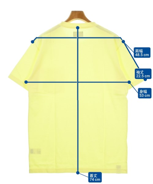 DESCENDANT（ディセンダント）Tシャツ・カットソー 黄 サイズ:2(M位) メンズ/2200699187206