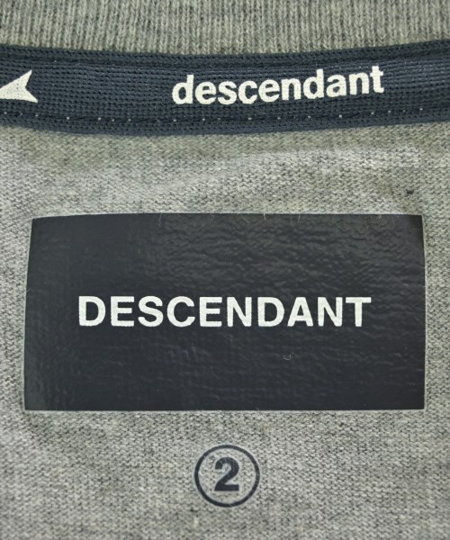 DESCENDANT（ディセンダント）Tシャツ・カットソー グレー サイズ:2(M位) メンズ/2200700264025