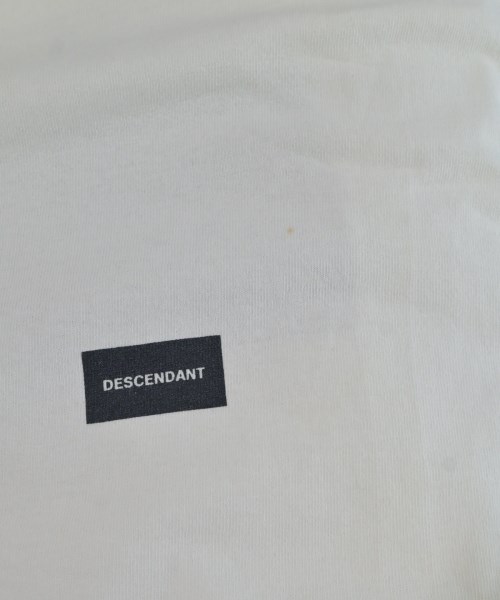 DESCENDANT（ディセンダント）Tシャツ・カットソー 白 サイズ:4(XL位) メンズ/2200700875092