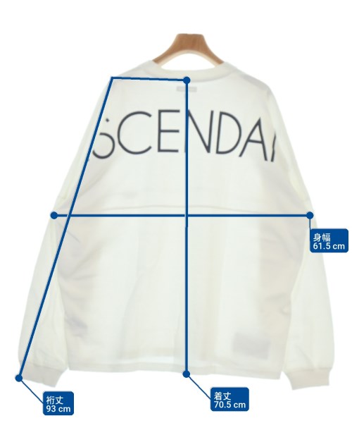DESCENDANT（ディセンダント）Tシャツ・カットソー 白 サイズ:3(L位) メンズ/2200701189013