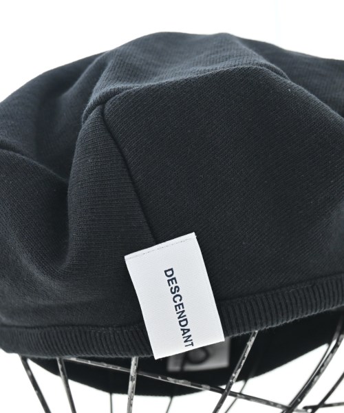 DESCENDANT（ディセンダント）ハンチング・ベレー帽 黒 サイズ:- メンズ/2200654260081