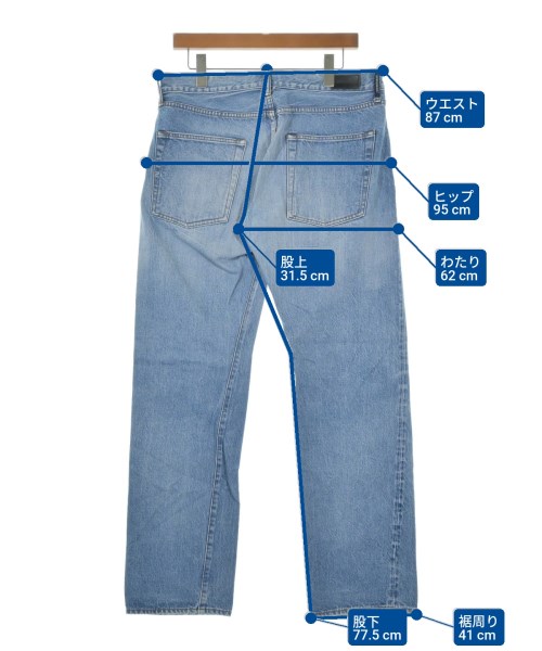 DESCENDANT（ディセンダント）デニムパンツ 青 サイズ:3(L位) メンズ/2200644319133