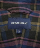 DESCENDANT（ディセンダント）カジュアルシャツ 紺 サイズ:3(L位) メンズ/2200646236155