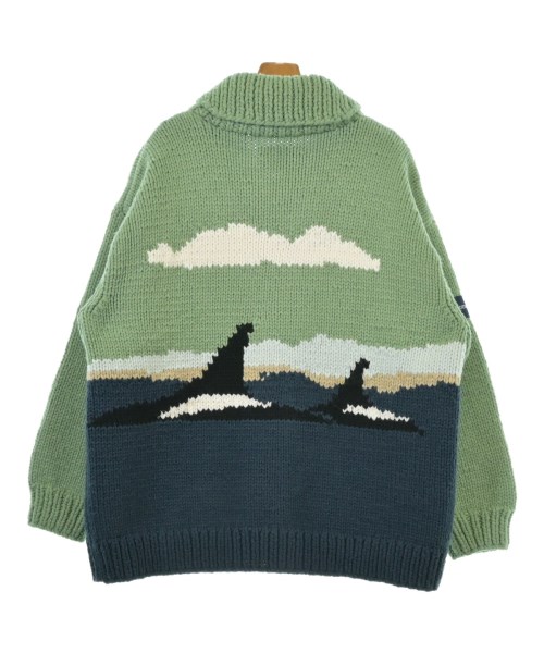 DESCENDANT（ディセンダント）カーディガン 緑 サイズ:3(L位) メンズ/2200657692032