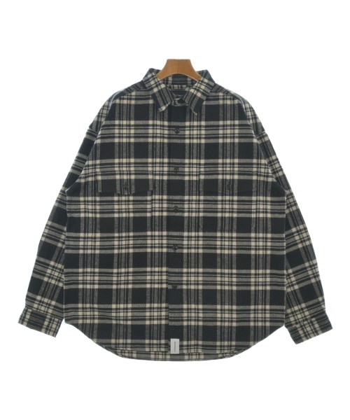 DESCENDANT(ディセンダント)カジュアルシャツ 黒 サイズ:3(L位)/2200656130054