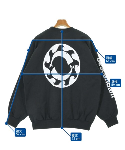 DESCENDANT（ディセンダント）パーカー 黒 サイズ:3(L位) メンズ/2200656130108