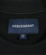 DESCENDANT（ディセンダント）スウェット 黒 サイズ:3(L位) メンズ/2200656130139