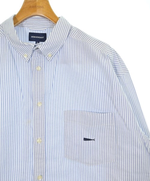 DESCENDANT（ディセンダント）カジュアルシャツ 青 サイズ:3(L位) メンズ/2200661189054