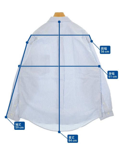 DESCENDANT（ディセンダント）カジュアルシャツ 青 サイズ:3(L位) メンズ/2200661189054