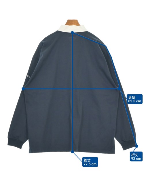 DESCENDANT（ディセンダント）ポロシャツ 紺 サイズ:4(XL位) メンズ/2200661189061