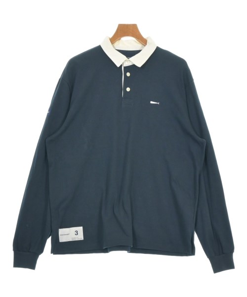 DESCENDANT(ディセンダント)ポロシャツ 紺 サイズ:3(L位)/2200661189078