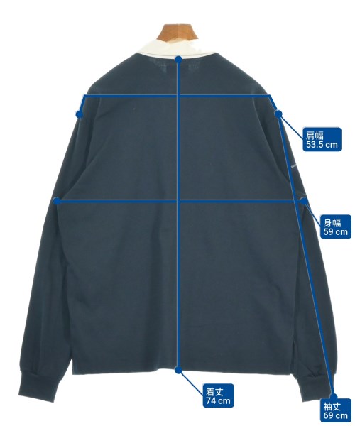 DESCENDANT（ディセンダント）ポロシャツ 紺 サイズ:3(L位) メンズ/2200661189078