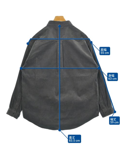 DESCENDANT（ディセンダント）カジュアルシャツ 茶 サイズ:3(L位) メンズ/2200661189085