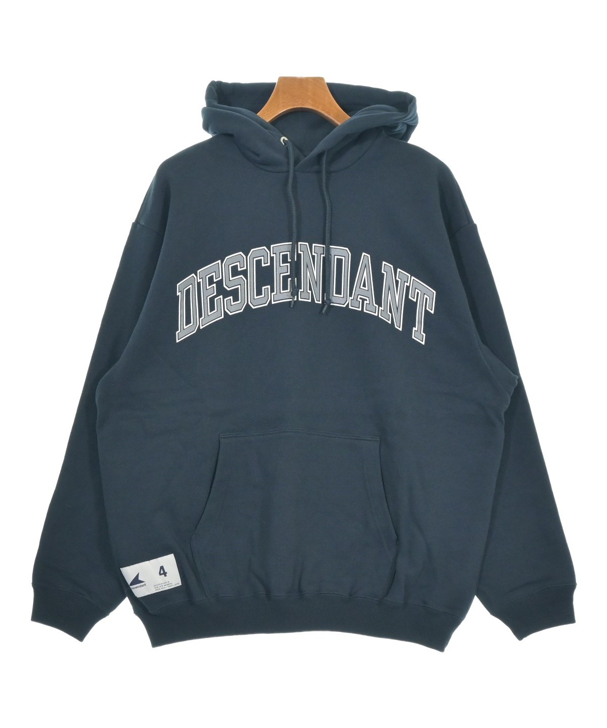 DESCENDANT（ディセンダント）パーカー 紺 サイズ:4(XL位) メンズ