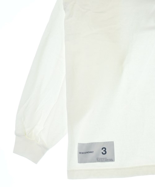 DESCENDANT（ディセンダント）Tシャツ・カットソー 白 サイズ:3(L位) メンズ/2200660986081