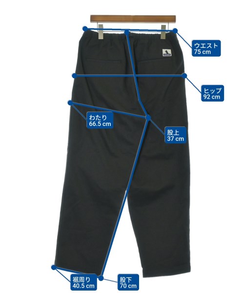 DESCENDANT（ディセンダント）チノパン 黒 サイズ:3(L位) メンズ/2200660986135