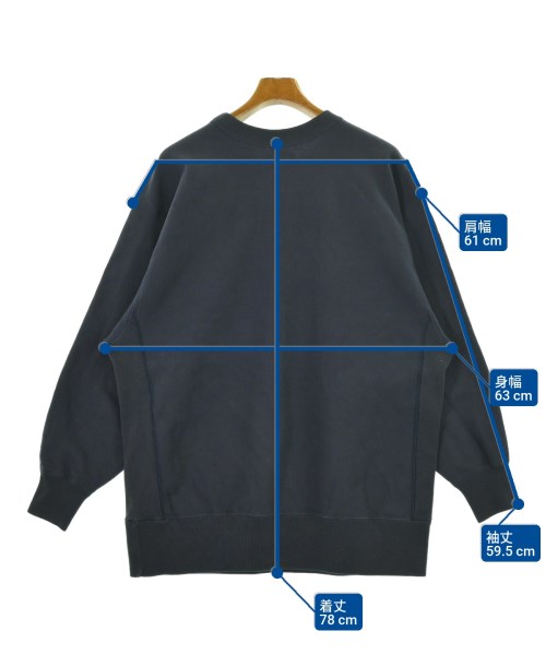 DESCENDANT（ディセンダント）スウェット 紺 サイズ:2(M位) メンズ/2200662286028