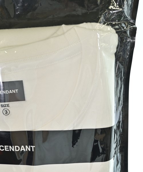 DESCENDANT（ディセンダント）Tシャツ・カットソー 白 サイズ:3(L位) メンズ/2200710584014