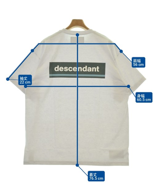 DESCENDANT（ディセンダント）Tシャツ・カットソー グレー サイズ:3(L位) メンズ/2200710886187