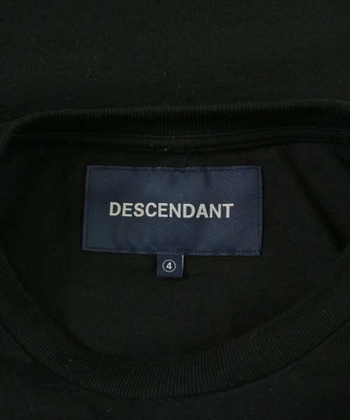DESCENDANT（ディセンダント）Tシャツ・カットソー 黒 サイズ:4(XL位) メンズ/2200710886200