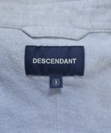 DESCENDANT（ディセンダント）カジュアルシャツ 青 サイズ:3(L位) メンズ/2200707205175