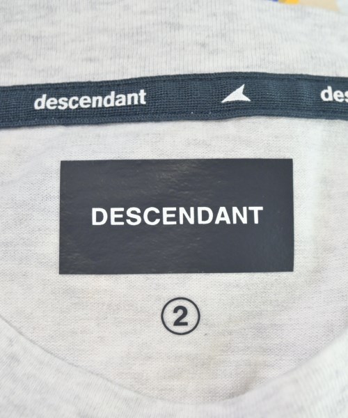 DESCENDANT（ディセンダント）Tシャツ・カットソー グレー サイズ:2(M位) メンズ/2200710210029
