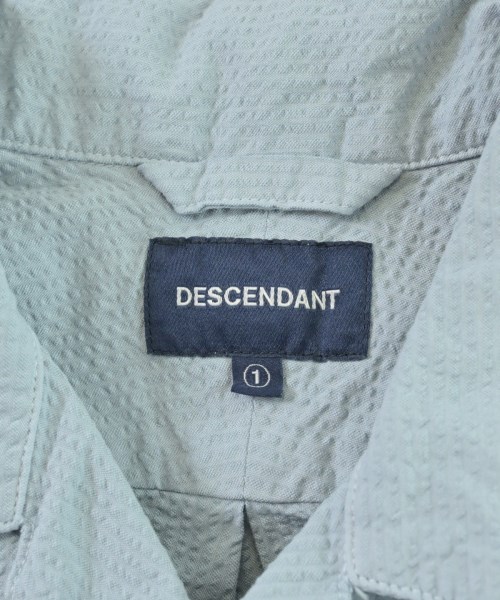 DESCENDANT（ディセンダント）カジュアルシャツ 青 サイズ:1(S位) メンズ/2200710210104