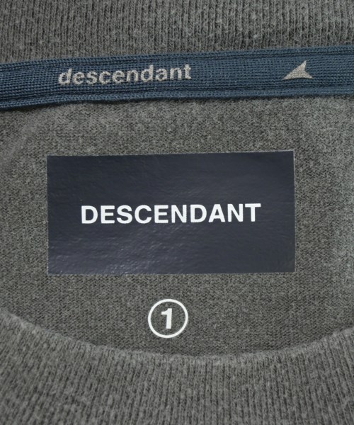 DESCENDANT（ディセンダント）Tシャツ・カットソー グレー サイズ:1(S位) メンズ/2200710210142