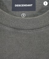 DESCENDANT（ディセンダント）Tシャツ・カットソー グレー サイズ:1(S位) メンズ/2200710210142